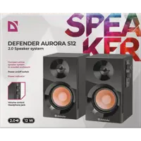 Колонки DEFENDER 2.0 AURORA S12 2x6W дерево), мініатюра зображення № 1