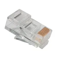 Конектор ATCOM RJ45 8p8c, 100шт. у пакеті, білі 3796), мініатюра зображення № 1