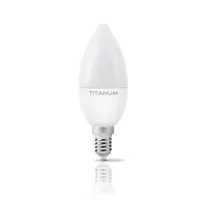 LED лампа TITANUM C37 6W E14 4100K 220V), мініатюра зображення № 1