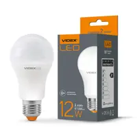 LED лампа VIDEX  A60e 12W E27 4100K 220V з сенсором руху), мініатюра зображення № 1