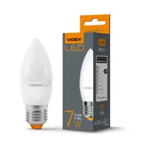 LED лампа VIDEX  C37e 7W E27 4100K 220V), мініатюра зображення № 1