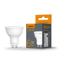 LED лампа VIDEX MR16e 6W GU10 4100K 220V 20шт/ящ), мініатюра зображення № 1