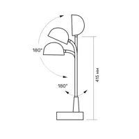 LED лампа настiльна з акумулятором TITANUM TLTF-012W 7W 3000-6000K ), мініатюра зображення № 1