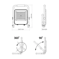 LED прожектор VIDEX PREMIUM F2A 50W 5000K IP65), мініатюра зображення № 1