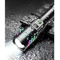 Ліхтарик ручний 1143-PM10-TG zoom, LCD дісплей, Type-C, PowerBank, акумулятор 18650, 5 режимів), мініатюра зображення № 3