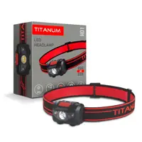 Ліхтарик налобний TITANUM TLF-H01, XPE+Red SMD, 100Lm, 3*ААА), мініатюра зображення № 1