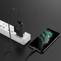 Мережеве зарядне HOCO N2 1USB 2,4A кабель lightning), мініатюра зображення № 1