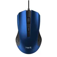 Миша HAVIT HV-MS752 USB, Black/Blue), мініатюра зображення № 1