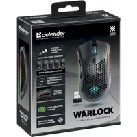 Миша б.п. DEFENDER ігрова Warlock GM-709L RGB), мініатюра зображення № 1