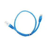 Патч-корд ATCOM RJ45 - RJ45 UTP Cat.5e 0.5m blue 4961), мініатюра зображення № 1