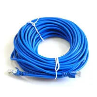 Патч-корд ATCOM RJ45 - RJ45 UTP Cat.5e 15m blue 9168), мініатюра зображення № 1