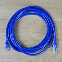 Патч-корд ATCOM RJ45 - RJ45 UTP Cat.5e 3m blue 9162), мініатюра зображення № 1