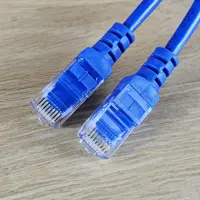 Патч-корд ATCOM RJ45 - RJ45 UTP Cat.5e 3m blue 9162), мініатюра зображення № 1