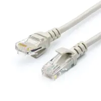 Патч-корд ATCOM RJ45 - RJ45 UTP GEPLINK Cat5e 26AWG 2м grey GL8002), мініатюра зображення № 1