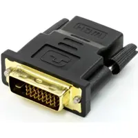 Перехідник ATCOM DVI male - HDMI female чорний 24pin 11208), мініатюра зображення № 1