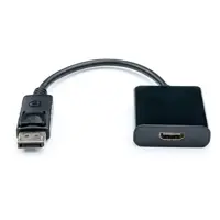 Перехідник ATCOM DisplayPort (male)-HDMI(female), довжина кабелю 10см (16852)), мініатюра зображення № 1