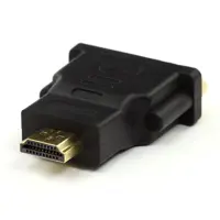 Перехідник ATCOM HDMI(папа)-DVI(мама), чорний, 24pin(9155)), мініатюра зображення № 1