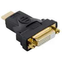 Перехідник ATCOM HDMI папа - DVI мама чорний 24pin 9155), мініатюра зображення № 1