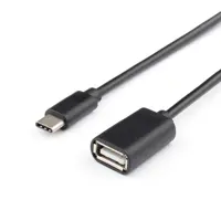 Перехідник ATCOM USB AF >Type-C OTG пакет, довжина 0,1 м.14716