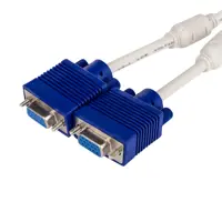 Перехідник ATCOM VGA male - 2 VGA female 10см 10800), мініатюра зображення № 1