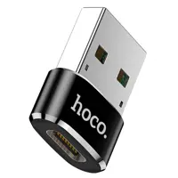 Перехідник HOCO UA6 Type-C - USB black), мініатюра зображення № 1