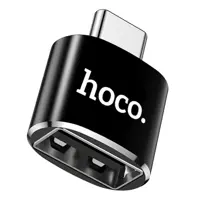 Перехідник OTG HOCO UA5 USB - Type-C black), мініатюра зображення № 1