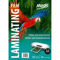 Плівка для ламінування Magic А4 (216mm*303mm) глянець 80 мкм (100 аркушів)), мініатюра зображення № 1