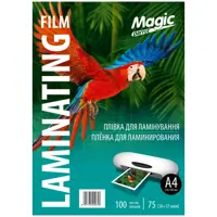 Плівка для ламінування Magik А4 (216mm*303mm) глянец ,75 мкм , (100арк)