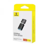 Wi-Fi Адаптер Baseus FastJoy Series WiFi Adapter 650Mbps Black B01317600111-04), мініатюра зображення № 5