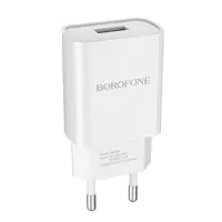 Зарядне BOROFONE BA20A 1USB 2.1A white             