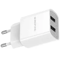 Зарядне BOROFONE BA53A 2USB 2.1A white             