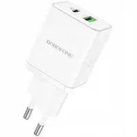 Зарядне BOROFONE BN7 PD20W+QC3.0 білий