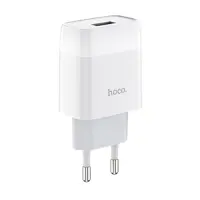 Зарядне HOCO C72A Glorious 1USB/2,1A White), мініатюра зображення № 2