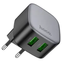 Зарядне HOCO CS34A 2USB 3А QC3.0 18W чорний), мініатюра зображення № 1