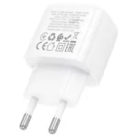 Зарядне HOCO CS52A 1USB 18W QC3.0 білий), мініатюра зображення № 1