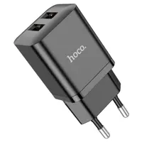 Зарядне HOCO N25 2USB/2,1A Чорний), мініатюра зображення № 1