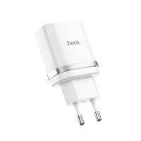 Зарядне Hoco C12Q Smart (1USB 3A QC3.0 18W) з кабелем Type-C біла), мініатюра зображення № 6