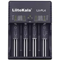 Зарядне LitoKala Lii-PL4 для 1-4 елементів 10440-26650 Ni-Mh, Li-Ion, Li-Fe