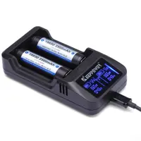 Зарядне Li-ion Keeppower L2 slot LCD  (18650/14500/123) Battery Charger(AC)