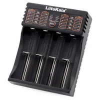 Зарядне LiitoKala Lii-402 для 1-4 елементів 10440-26650 Ni-Mh, Li-Ion, Li-Fe від USB + ПаверБанк), мініатюра зображення № 1