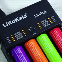 Зарядне LiitoKala Lii-PL4 для 1-4 елементів 10440-26650 Ni-Mh, Li-Ion, Li-Fe), мініатюра зображення № 1