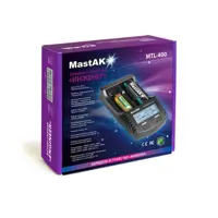 Зарядне MASTAK MTL-400 для 1-2 елементів 10440-26650 Ni-Mh, Li-Ion, Li-Fe  + ПаверБанк), мініатюра зображення № 1