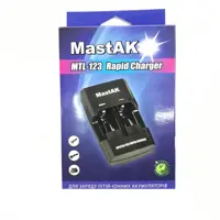 Зарядне MastAK MTL-123 для 2 елементів RCR123, RCR2 Li-Fe), мініатюра зображення № 1