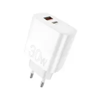 Зарядне WUW-C208 1USB Type-C 18W QC3.0 PD30W білий), мініатюра зображення № 1