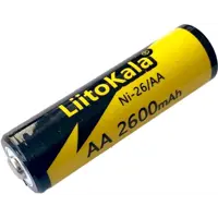 Акумулятор LiitoKala Ni-Mh HR6 AA 1.2V 2600mAh, Ni-26), мініатюра зображення № 6