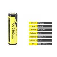 Акумулятор LiitoKala Ni-Mh HR6 AA 1.2V 2600mAh, Ni-26), мініатюра зображення № 7