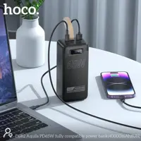 power bank Hoco DB82 Aquila  40000mAh 1USB 1type-C PD65W QC3.0 Black), мініатюра зображення № 7