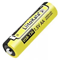 Акумулятор LiitoKala Li-ion AA 1.5V 2400mAh USB-T36), мініатюра зображення № 6