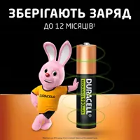 Акумулятор DURACELL HR03/ААА Ni-Mh 900mAh 4bl), мініатюра зображення № 5