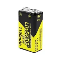 Акумулятор крона LiitoKala Li-Ion 1200mAh 9V TypeC ), мініатюра зображення № 2